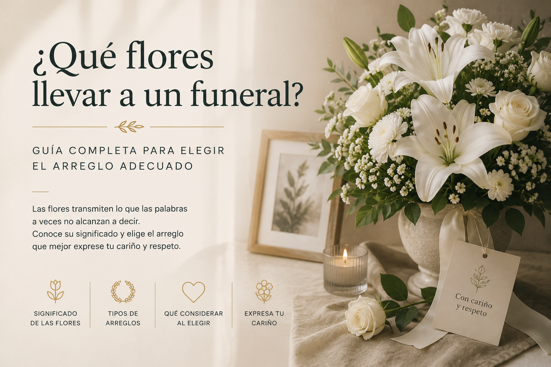 ¿Qué flores llevar a un funeral? | Guía para elegir
