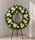 Corona Funeraria Blanca Grande